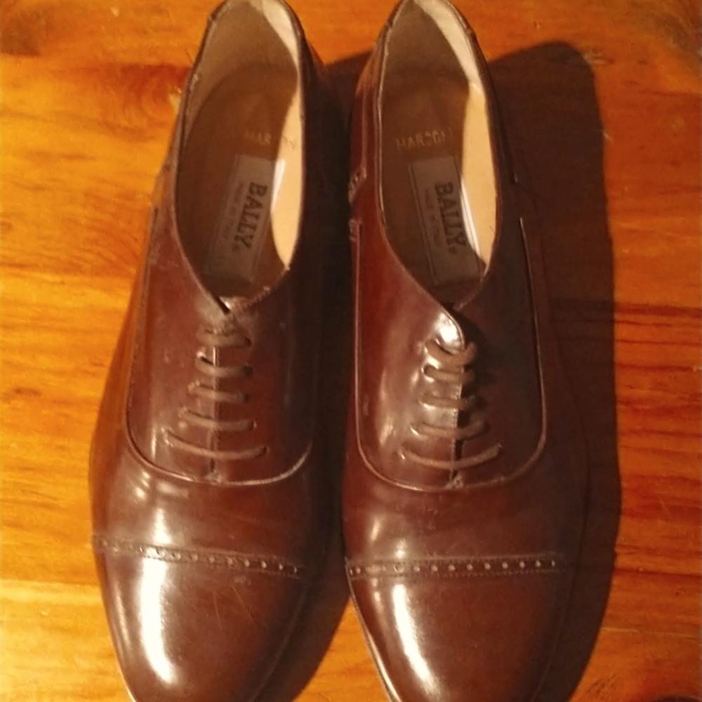 Authentic  BALLY of Switzerland Marconi Cap-Toe Oxford Men's Shoes
